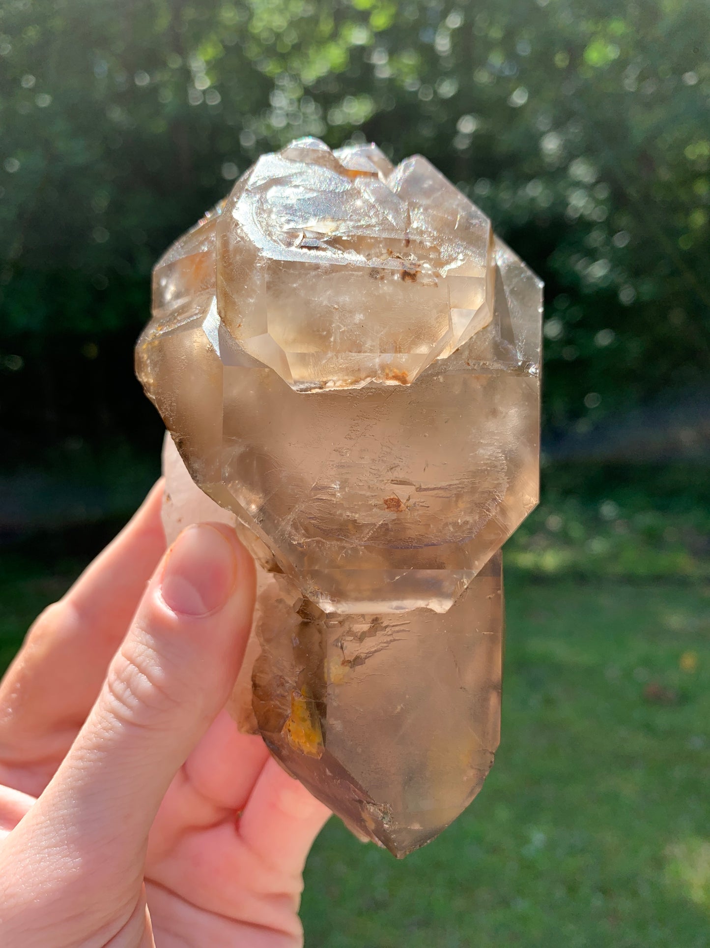 590g Smokey Elestial Quartz
