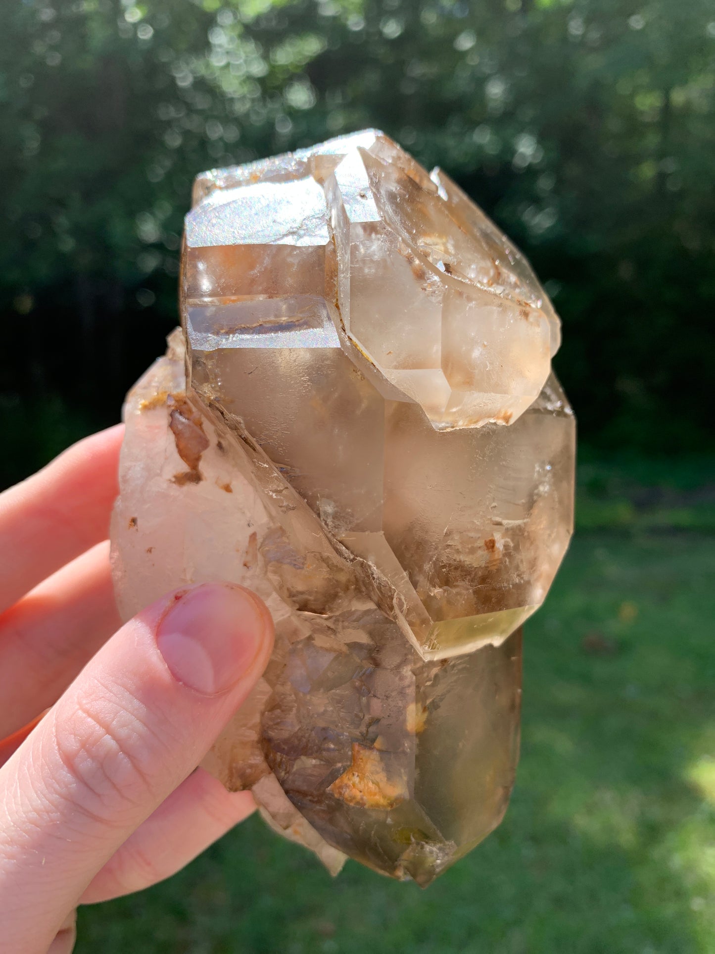 590g Smokey Elestial Quartz