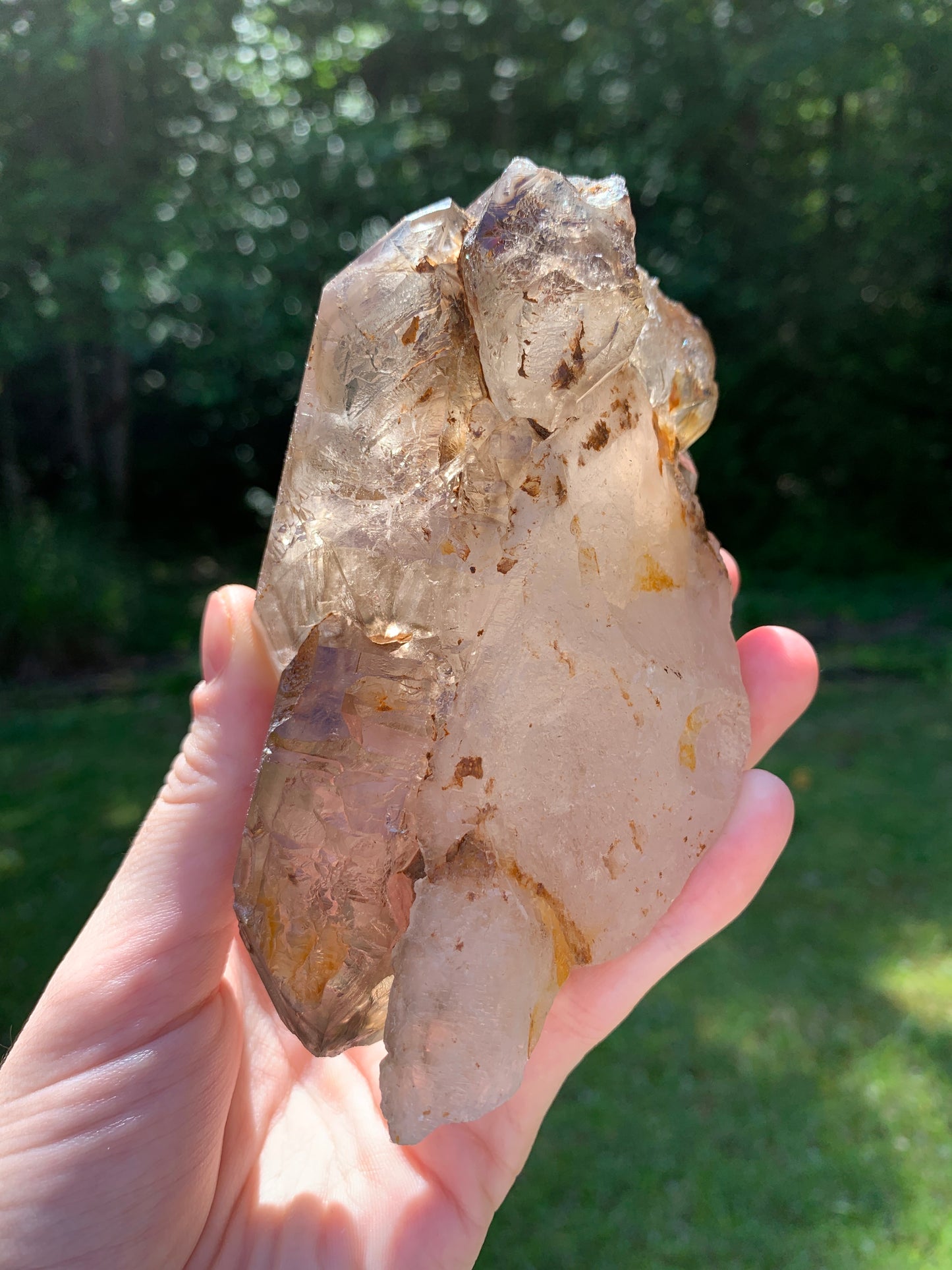 590g Smokey Elestial Quartz