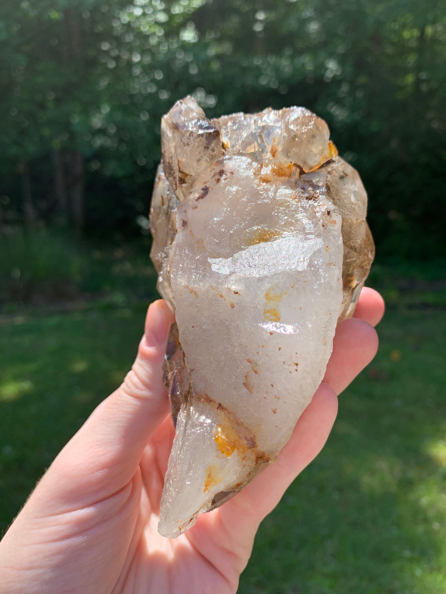 590g Smokey Elestial Quartz