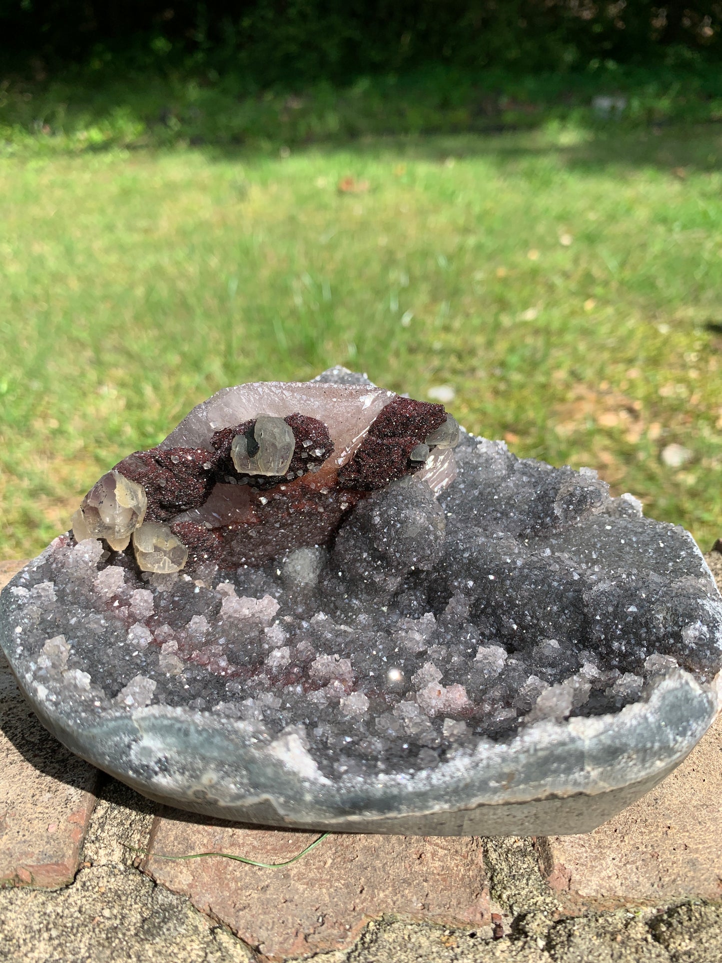 1KG Red Calcite Amethyst
