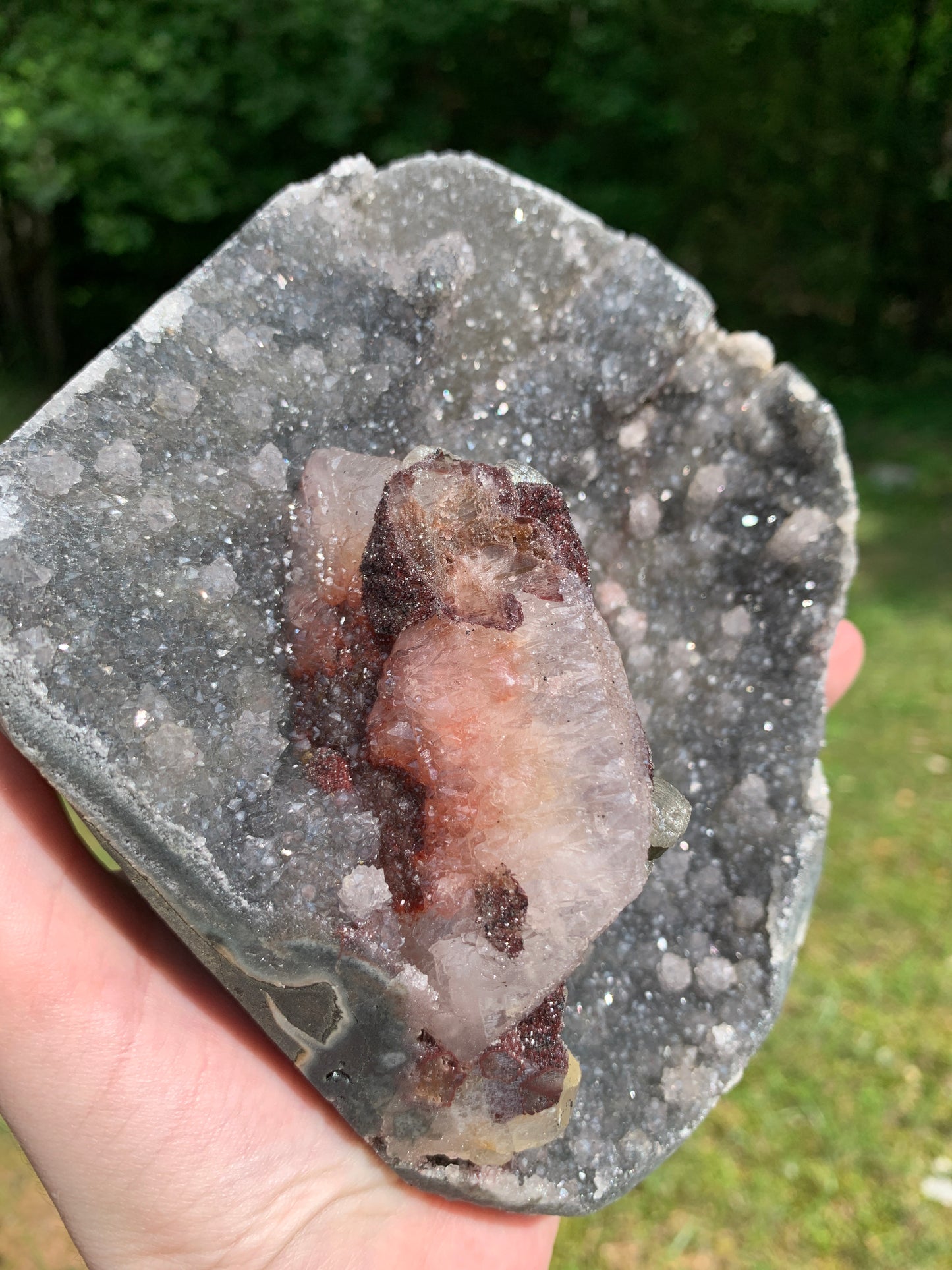1KG Red Calcite Amethyst