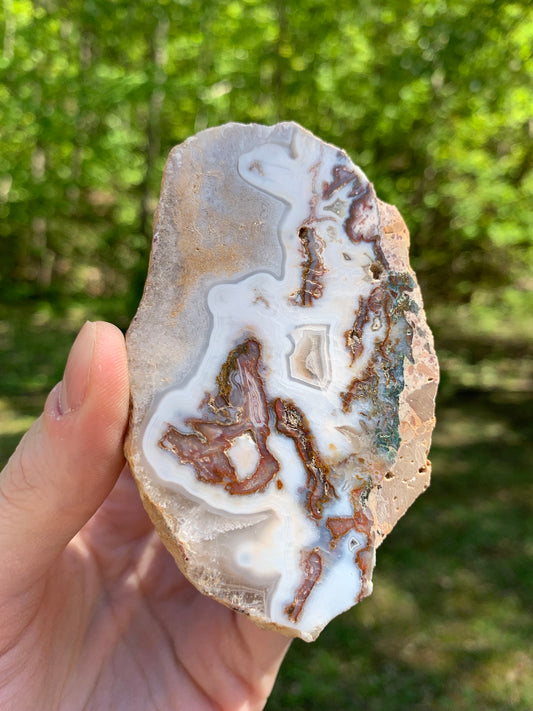 White High Atlas Agate