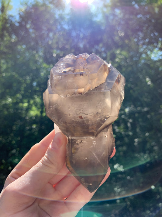 590g Smokey Elestial Quartz