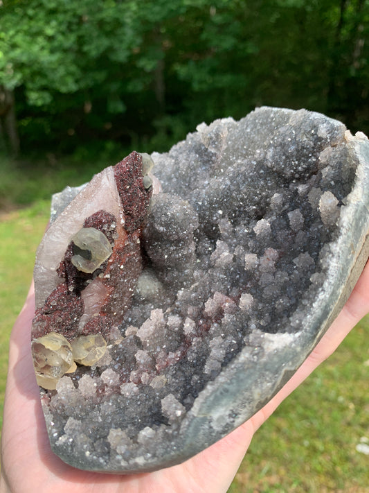 1KG Red Calcite Amethyst
